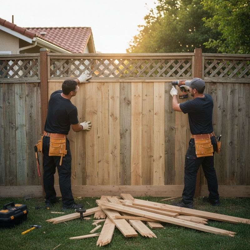 Fence Staining Service